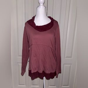 Burdens two toned blouse